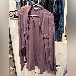 TALULAH Lavender Button Down Shirt